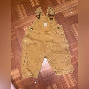 Size 3 month carhartt overalls